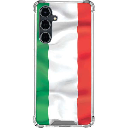 Italy Flag Galaxy S23 FE Clear Case